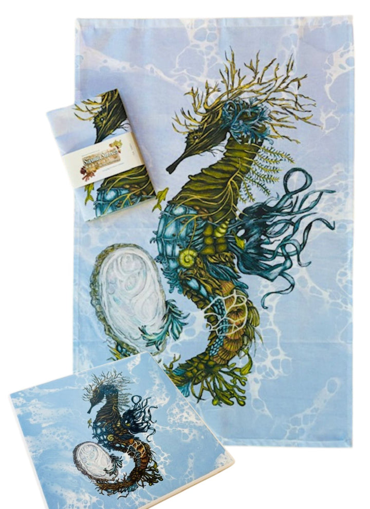 Seahorse Teatowel