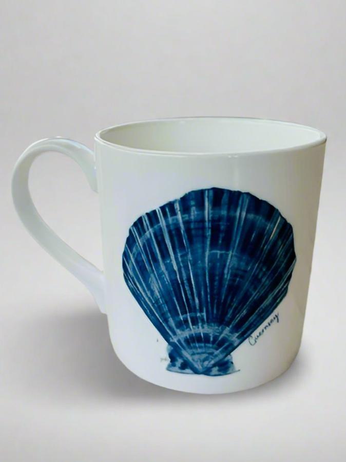 Bone China Scallop Mug