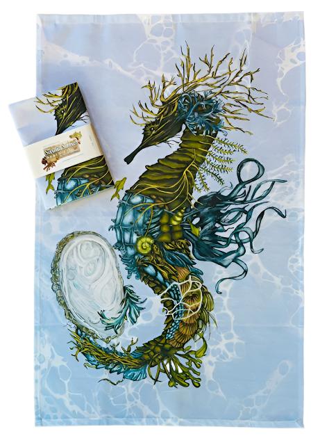 Seahorse Teatowel