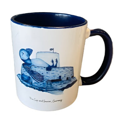 Fort Grey & Puffin Mug