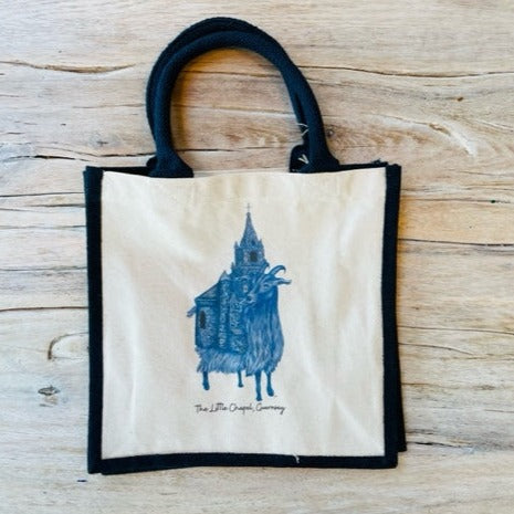 Goat & Little Chapel Jute Bag