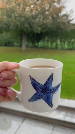 Bone China Starfish Mug